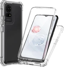 TJS Compatible for TCL K24 Case, K23 with [Built-in Screen Clear 