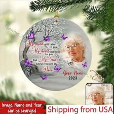 Personalized Memorial Ornaments, In Memory Ornaments, first christmas in heav...