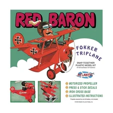 Atlantis Models Model Kit Red Baron Fokker Triplane SW (New)