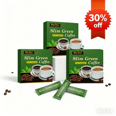 MARKENLOS 1-3PACKS Slim Green Coffee Natual Weight Loss Supplement 18pcs*10g/S|NeW
