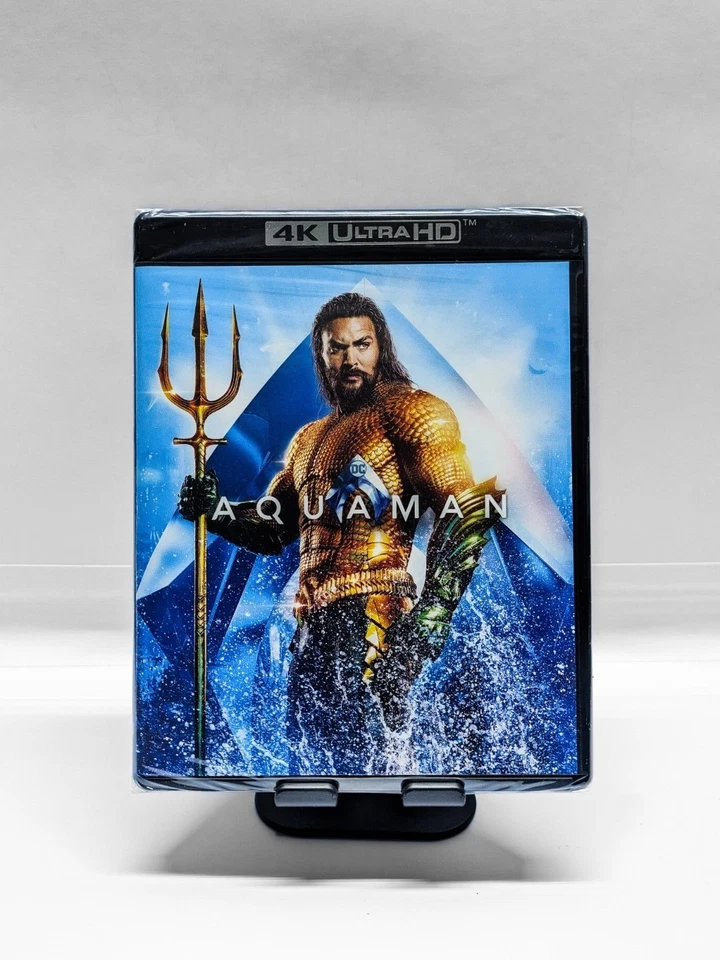 Aquaman (4K Ultra HD + Blu-Ray W/Slipcover)Jason Momoa RARE OOP New Sealed  - Image 2 of 3