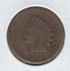 1859 Indian Head Cent No Shield 1-year variety GOOD