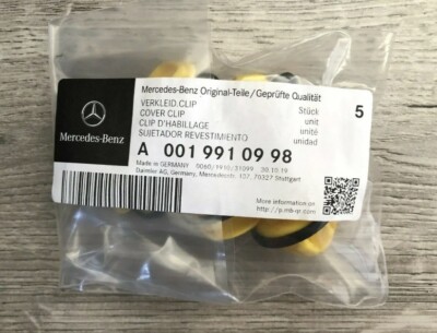 Mercedes-Benz 0019910998 Genuine OEM Rocker Molding Retainer Clip  