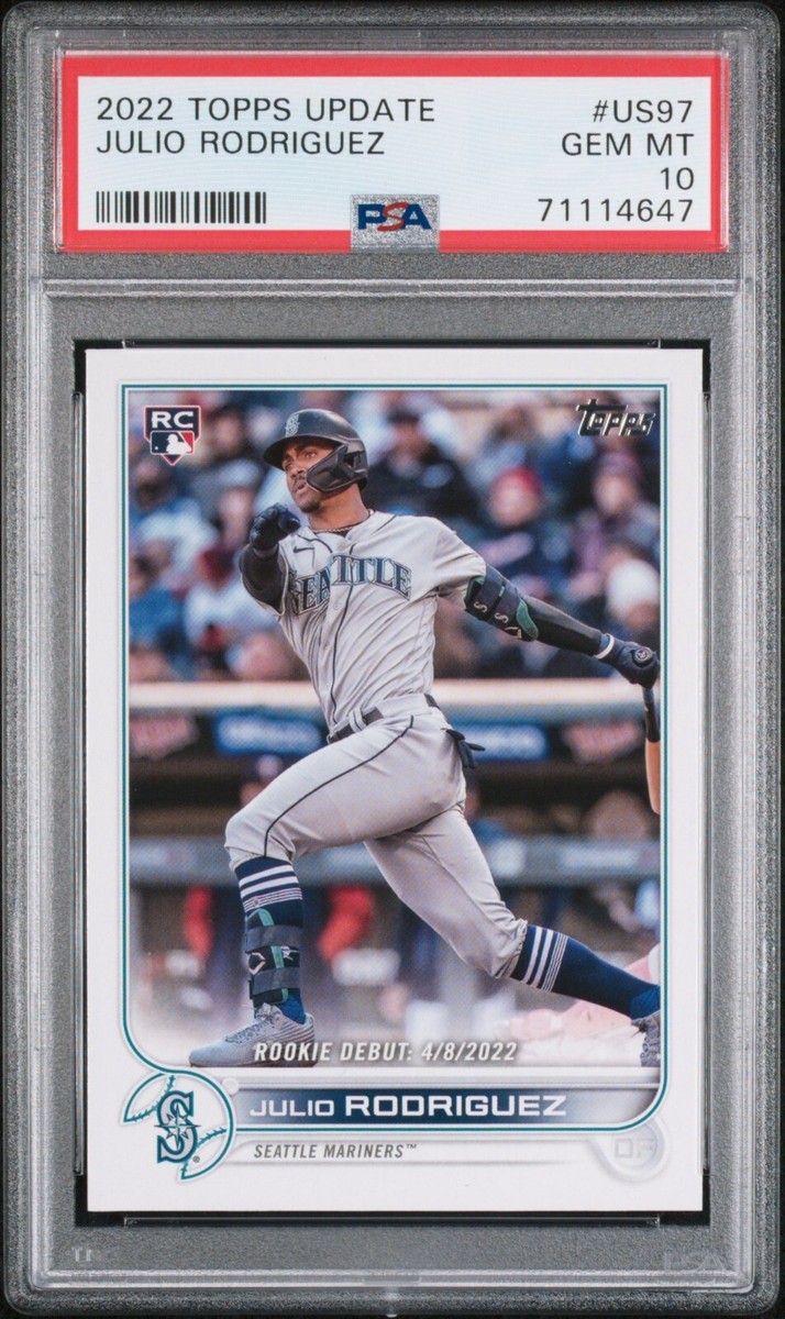 その他 2022 topps update Julio Rodriguez SP 2022 Topps Update Julio Rodriguez Rookie RC PSA 10 #US97