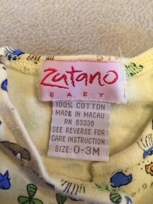 Zutano Old navy Gap baby lot 0-3 animals brown stripe | eBay