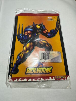 MARVEL vs CAPCOM 3 Promo Stickers (RYU/WOLVERINE + Move List Sheets) PROMO NEW