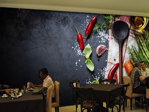 Dettagli Su 3d Cibo Cucina 53 Parete Murale Foto Carta Da Parati Immagine Sfondo Muro Stampa