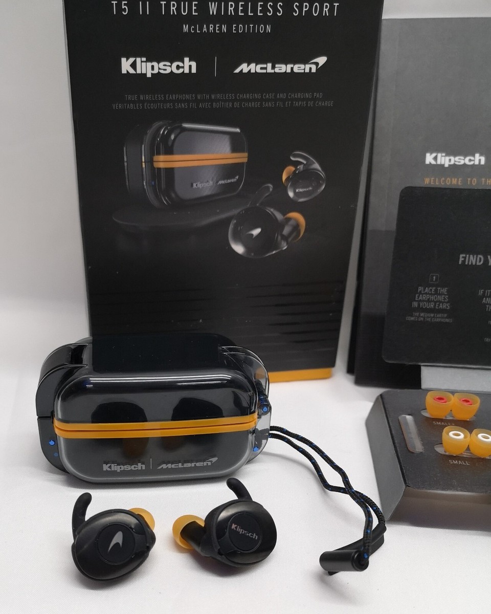 Klipsch T5 II True Wireless Sport McLaren Edition In-Ear Klipsch T5 II True Wireless Sport McLaren Edition In-Ear