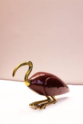 Egyptian Ibis Thoth figurine, Egyptian Ibis bird, God Thoth Ibis form