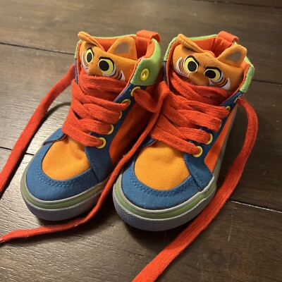 Toddler 7 Tiger Shoes High Top Shere Khan Furrytale Friends Jungle Book Disney