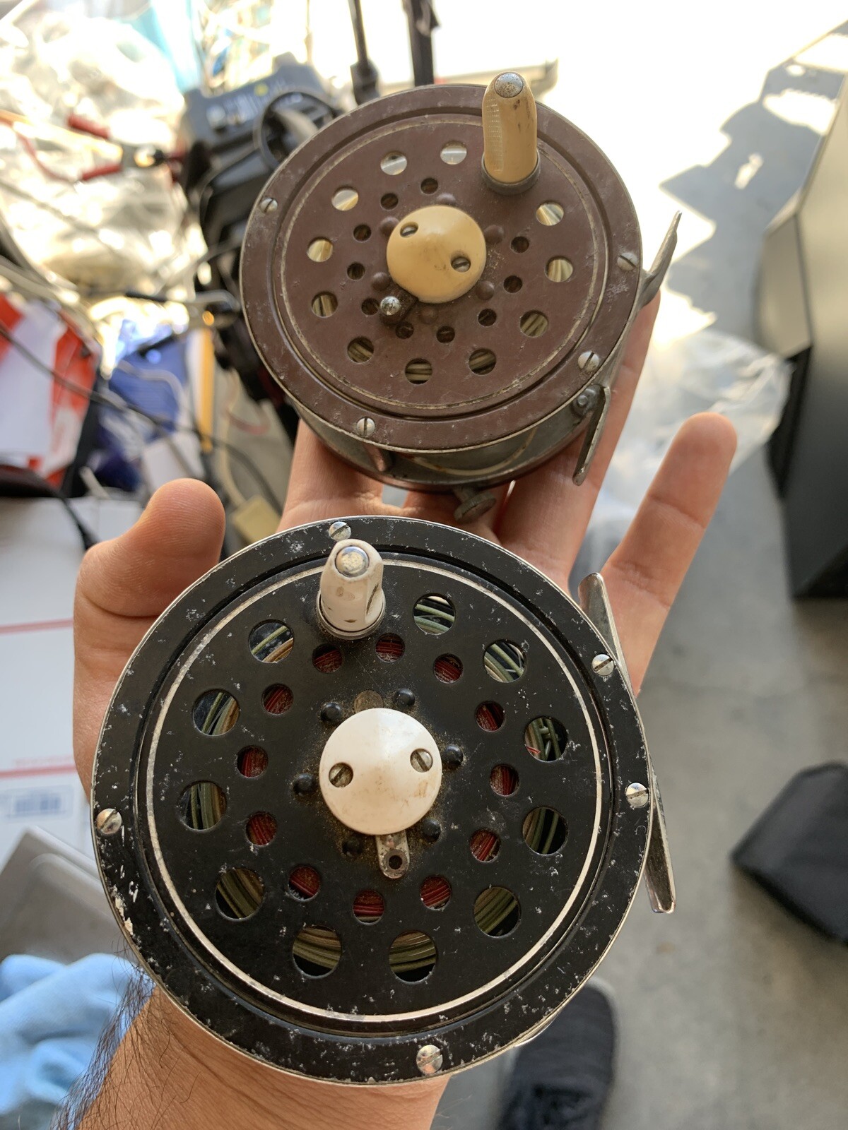 Vintage Penguin 440 Single Action Fly Reel made in Japan And Olympic