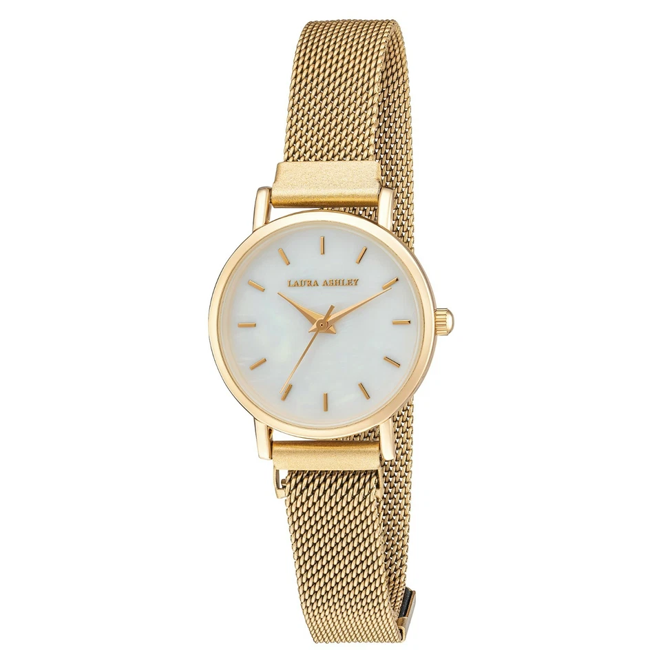 Laura Ashley Women's Sleek Blush 29mm Mesh Magnet Bracelet Watch - Image 3 of 4