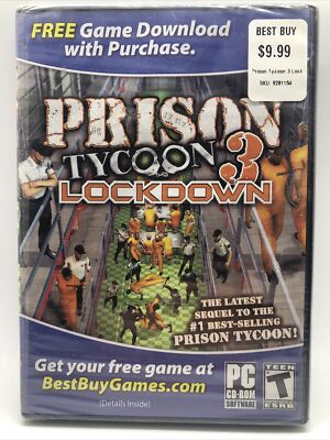 Prison Tycoon 3: Lockdown PC Game (Sealed)