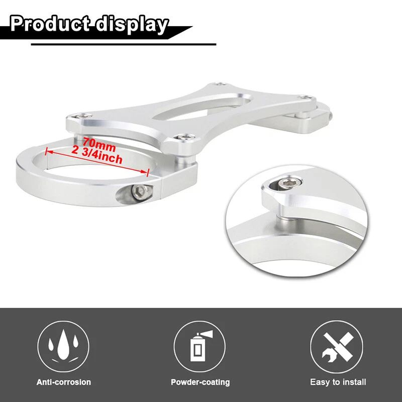 Soporte de horquilla estabilizador delantero de 49 mm apto para Harley Dyna Fat Bob FXDF Foto 4 de 4