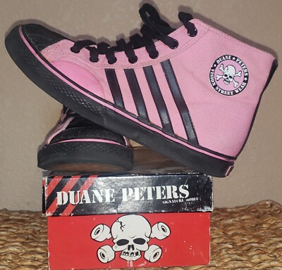Vision Street Wear Duane Peters Canvas High Top Retro*4 STRIPES