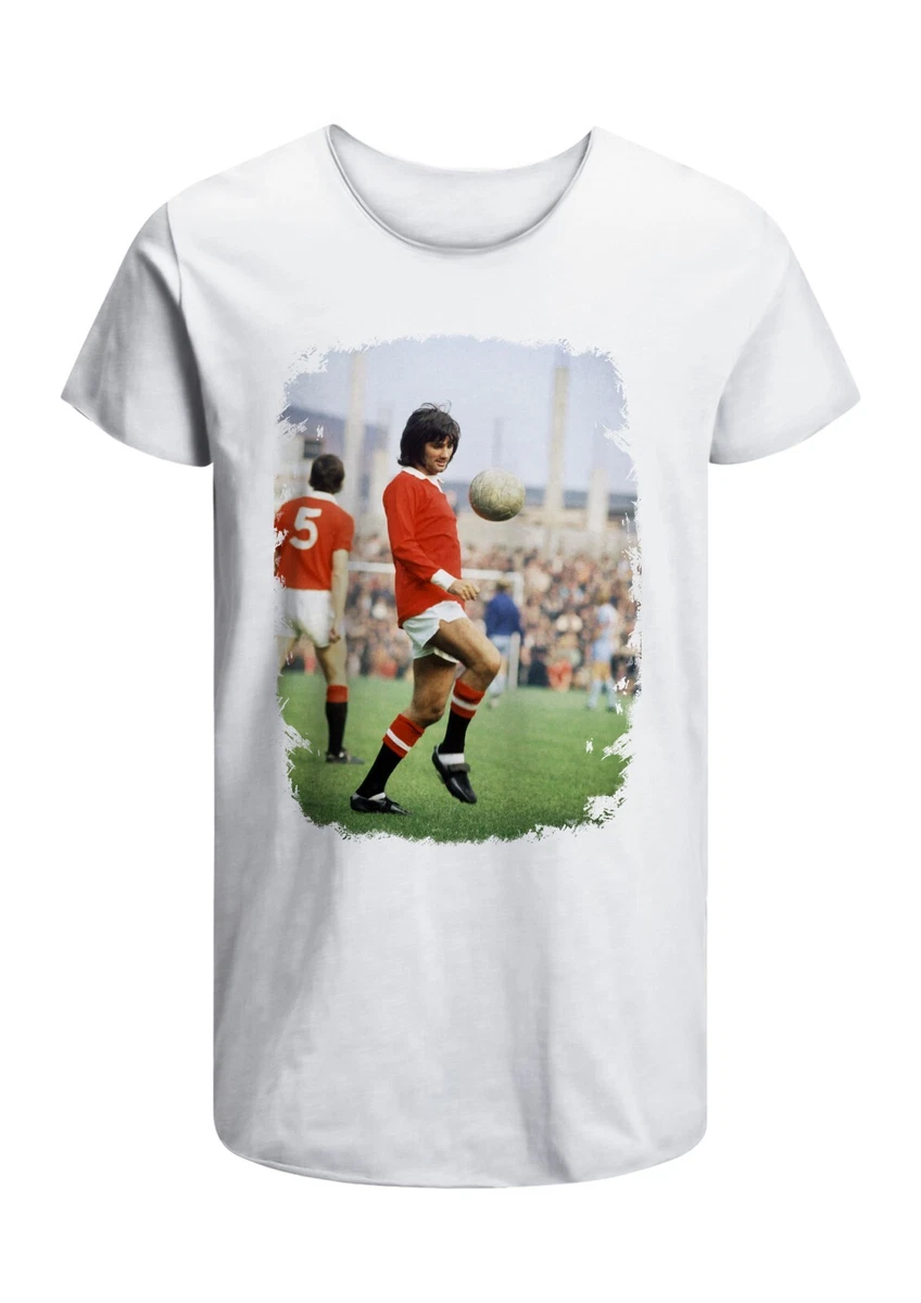 T-Shirt Uomo George Best - Frase Celebre "I Spent A Lot Of Money On Booze, Birds And Fast Cars" - 100% Cotone Made In Italy - 3