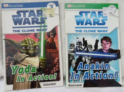 4 - Star Wars-Jedi- Kids Childrens Books  Early DK Readers 2 3  +Clone Wars