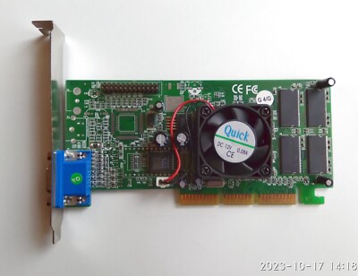 NVIDIA GeForce 2 MX 400 32MB VC-GF2MX4-32M AGP .TESTED