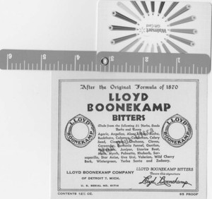  3 three LLOYD BOONEKAMP stomach bitter -- bitters - labels LARGE 