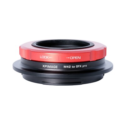 XPimage Lock Lens Adapter for M42 Screw Lens to fujifilm GFX 50R 50S 100S Camera