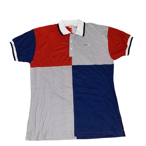 Ellesse, Ellesse Polo Shirt Men Vintage Single Stitch Size 8 100% Cotton New Without Tags