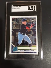 2019 DONRUSS OPTIC JAKE BAUERS, #39, SGC 8.5, SALE PRICE $4.99!!!