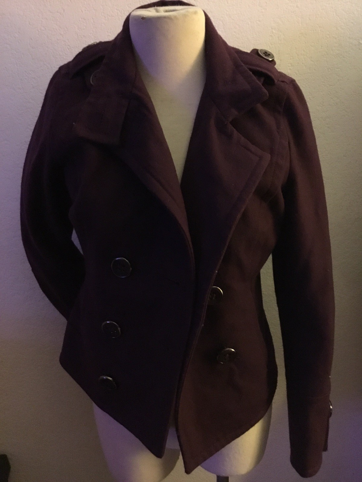 DKNY Small Burgundy Coat