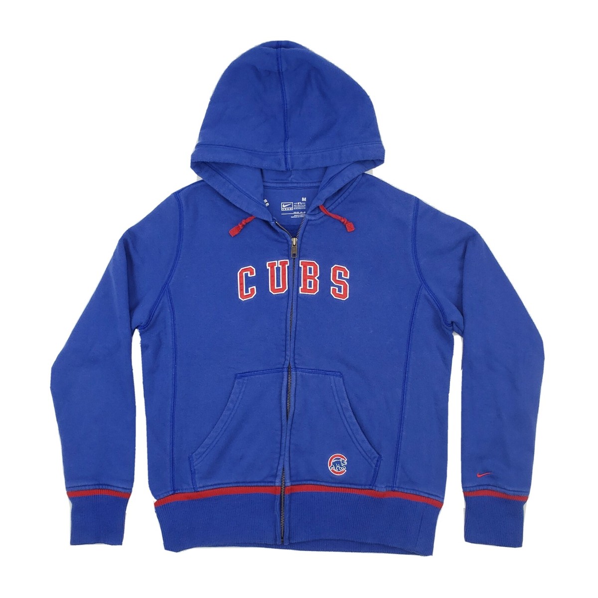 売れ筋商品|||ナイキ カットソー トップス レディース Women's  Chicago Cubs Full-Zip Hoodie  Nike Chicago Cubs Hoodie Embroidered Full Zip Sweatshirt