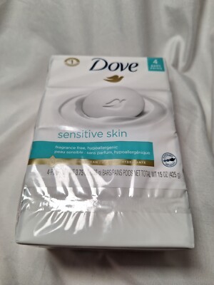 Dove Beauty Bar Seife 2 Stück – Besonders Rückfettend, Parfümfrei, Für Sensible Haut