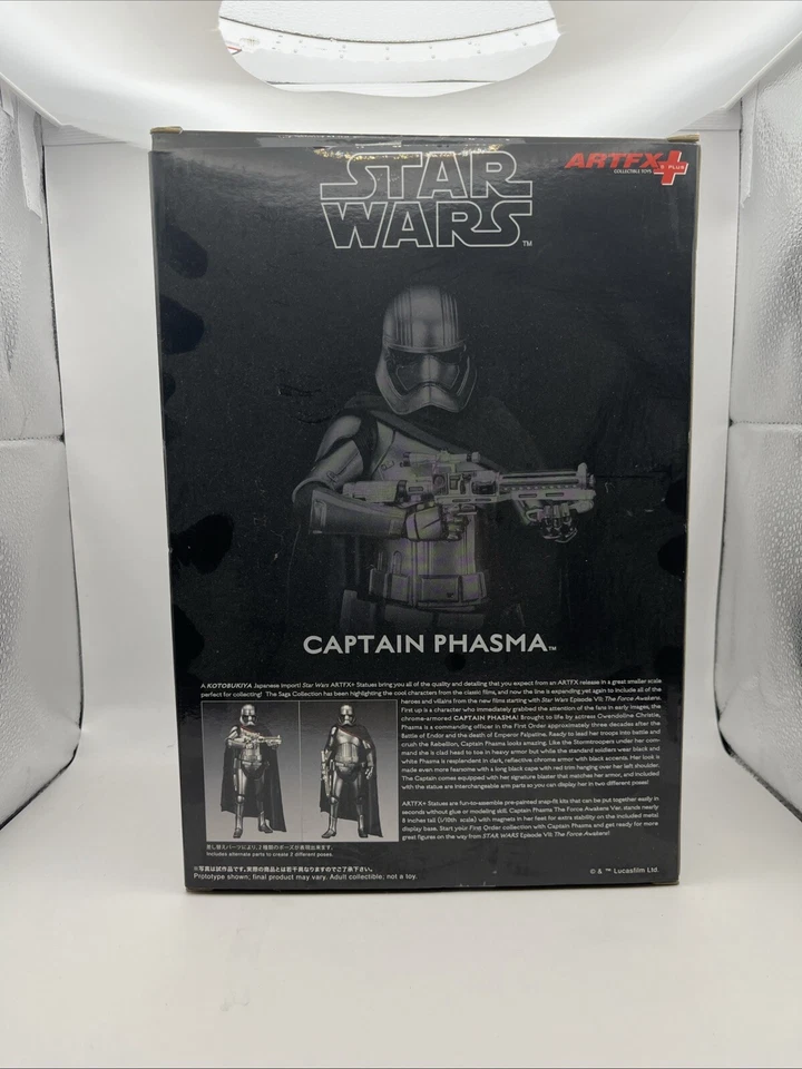 KOTOBUKIYA STAR WARS CAPITÃO PHASMA ESTATUETA ARTFX+ - Imagem 4 de 4