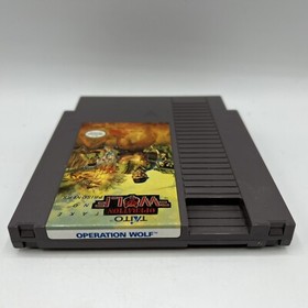 NES Operation WOLF Probado Aut&eacute;ntico Nintendo Cartucho Taito Videojuego 1987
