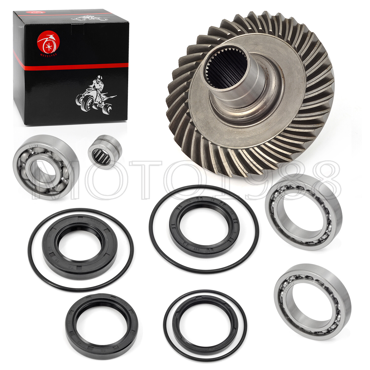 FOR HONDA TRX300FW Fourtrax Rear Differential Ring&Pinion Gear+Bearing kit 8800 eBay