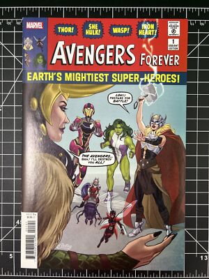 Avengers Forever #1 1:25 Variant NM Marvel Comics 2021 1st Printing Cola