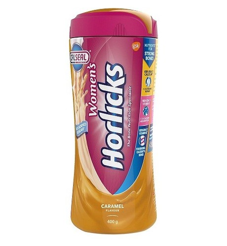 Bevanda donna Horlicks Salute e Nutrizione - Barattolo per animali domestici 400 g (sapore caramello)