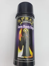 Santa Muerte Negra Spray Mistico Esoterico - Dinero - Salud - Exquisito Aroma