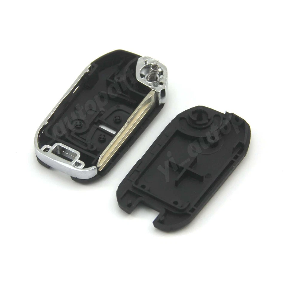 Funda Carcasa Llave Abatible Remoto Remodelación Para Mitsubishi Outlander Lancer EVO 2 Botones Foto 3 de 4