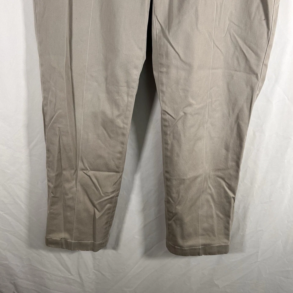 Brooks Brothers Khaki Pants Men's 36x30 Beige Advantage Chino Clark Cotton - Image 3 of 4