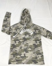 Hollister Los  ngeles Women Green Camo Hoodie Size S