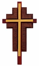Exotic Wood Cross by Ask Alex