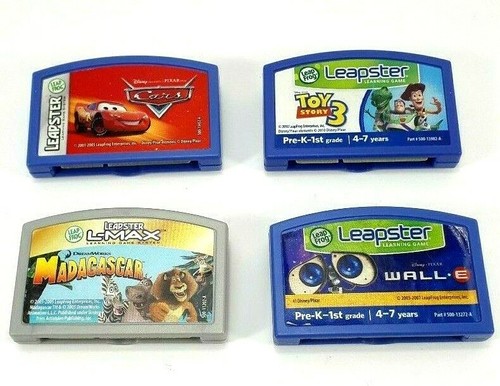 LeapFrog Leapster 1 & 2 Disney Pixar Dreamworks Educational Game Lot - Imagen 1 de 12