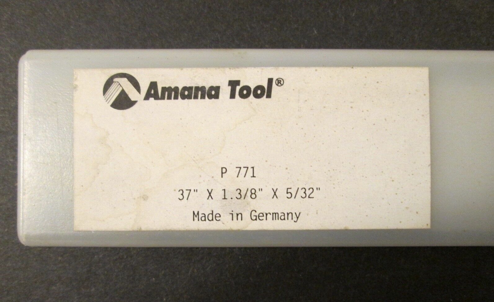 AMANA HSS PLANER KNIFE # P771 HSS 18% T1 ~ 37