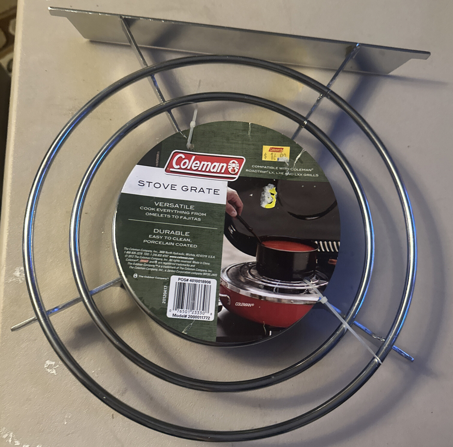 Coleman Roadtrip 12" Swaptop Steel Stove Grate for LX Family of Grills