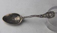 Denver Colorado State Capitol Sterling Silver Souvenir Spoon by Shepard Mfg. Co.