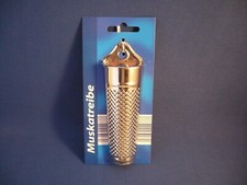 Nutmeg grater, stainless steel with collection container, dimensions: 140x40 mm (LxW)!