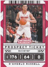 2020-21 Panini Contenders Draft Picks - Prospect Ticket #37 D'Angelo Russell