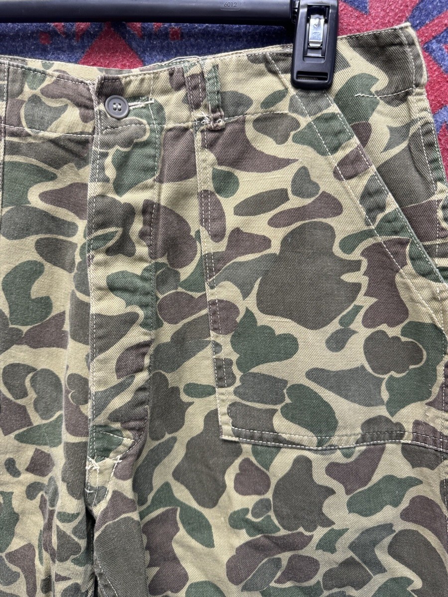 パンツ Vintage Flog Skin Camo Overall Vintage 60s 70s Sears Frog Skin Camo Pants Talon Zip USMC