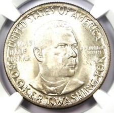 1947-D BTW Booker T Washington Half Dollar 50C - NGC MS67 - $11,500 NGC Value