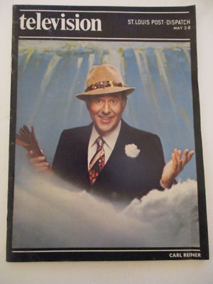 Carl Reiner - St. Louis Post-Dispatch TV Guide Magazine 1976