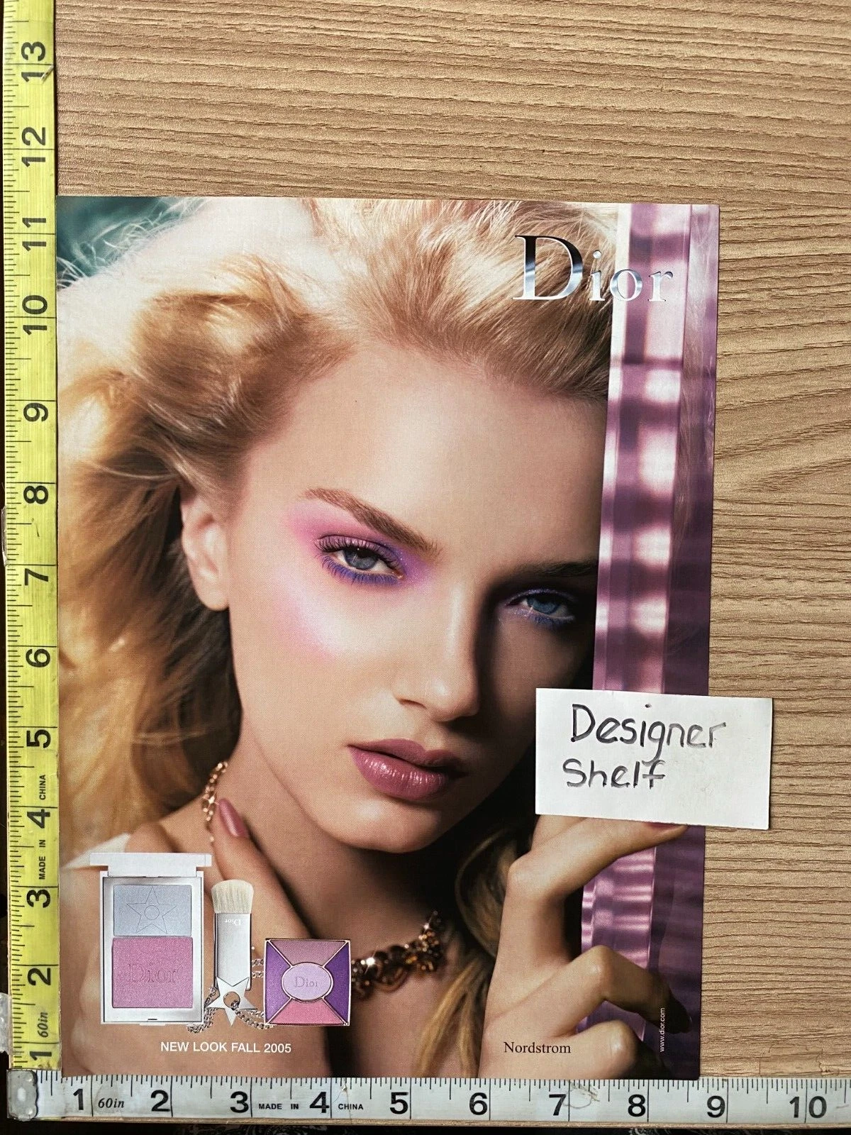 Publicité imprimée magazine mode cosmétique pastel Dior 2005