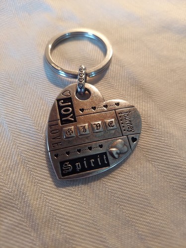 Brighton Spirit Heart Joy Love Journey Key Fob Chain - Picture 3 of 3